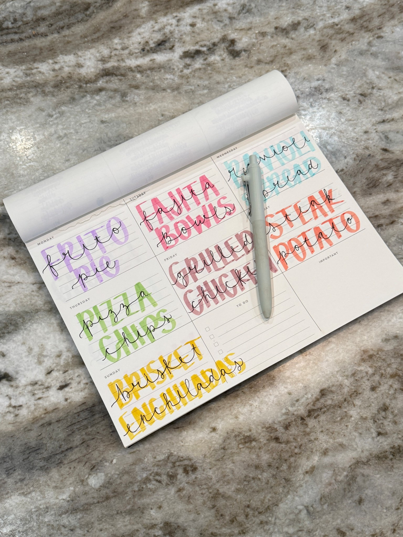 My go to for meal planning & chore planning! 

#LTKmomlife #LTKdayinmylife #LTKmorningroutine