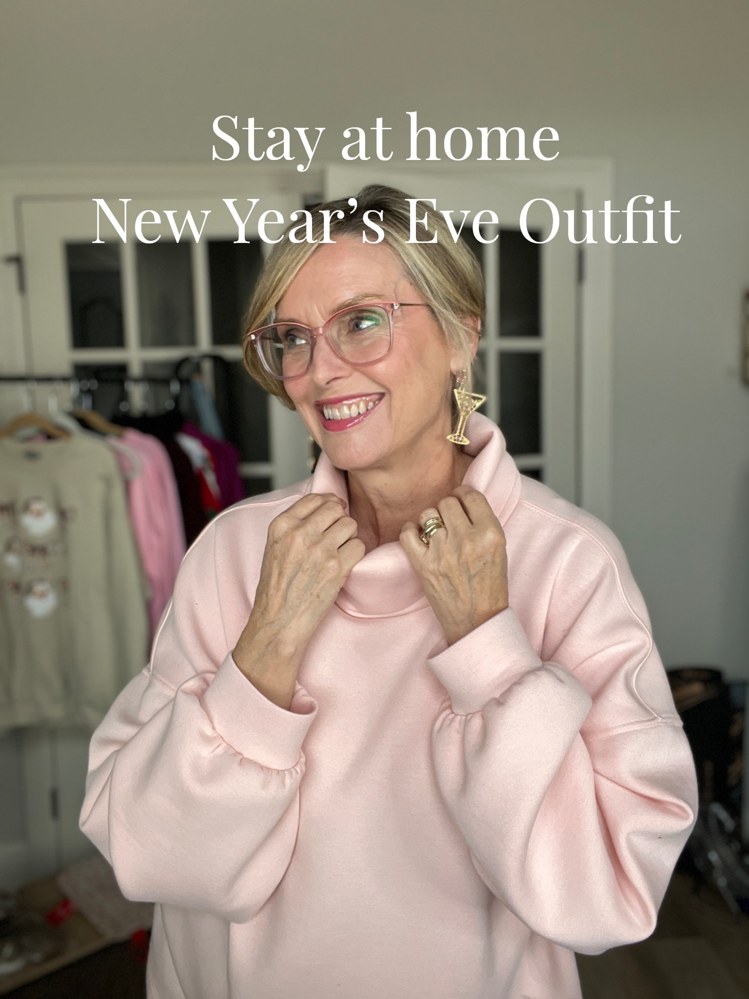 This cozy fleece tunic is perfect for any evening at home. Super soft and cozy! Pair it with sparkly earrings for a festive look  

#LTKSeasonal #LTKMidsize #LTKHoliday