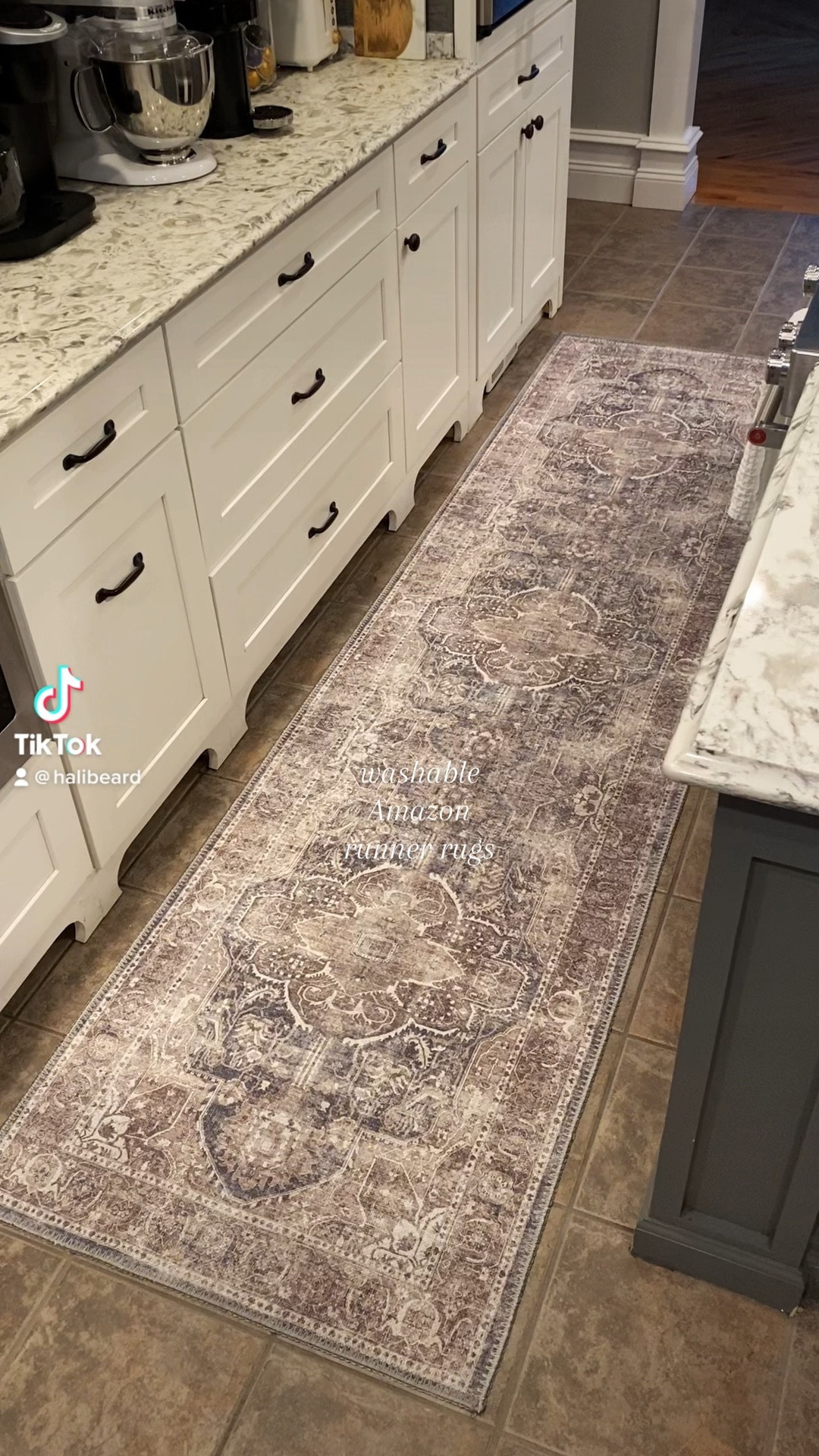 Cutest neutral runner rug! 
I have the 10ft on one side of my island and 6ft on the other.
2x3 in front of my sink 🥰
Amazon home find.
Amazon rugs.
Amazon runner rugs.
Neutral kitchen rugs.
Amazon finds.
Kitchen runner rug.
 Neutral rug.

#LTKunder100 #LTKhome