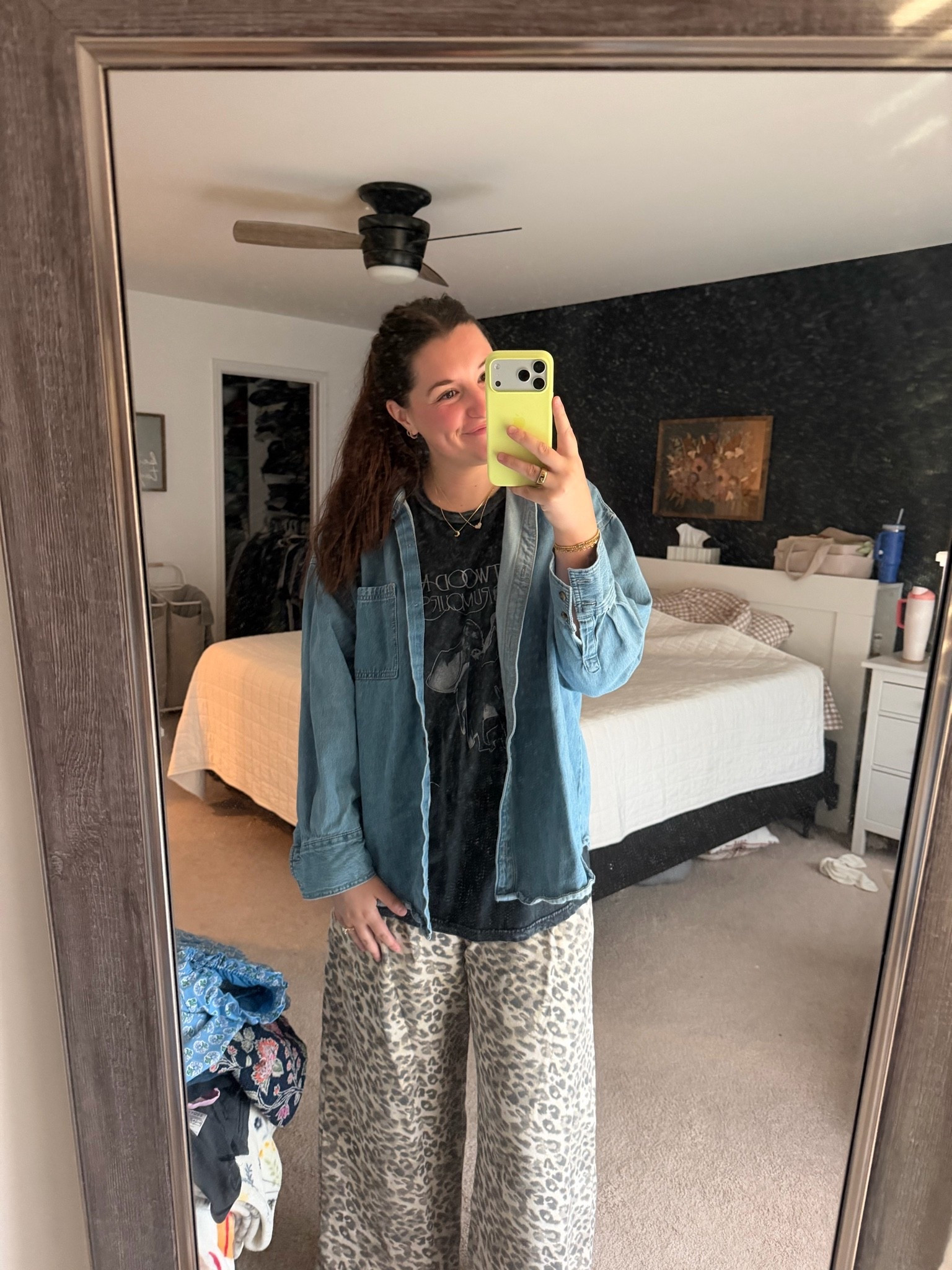 the original tee is from Etsy!!
Jean jacket: large for oversized look
Tshirt: large for an oversized look
Pants: medium

#LTKootd #LTKmomlife #LTKTall