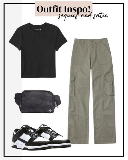Green cargo pants outfit

Abercrombie baby tee
Abercrombie essential baby tee
Essential baby tee
Womens cargo pants
Green cargo pants
Nike dunk dupes
Lululemon everywhere belt bag
Belt bag outfits
