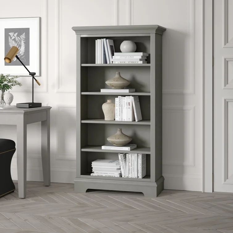 Alicea 60'' H x 32'' W Solid Wood Standard Bookcase | Wayfair North America