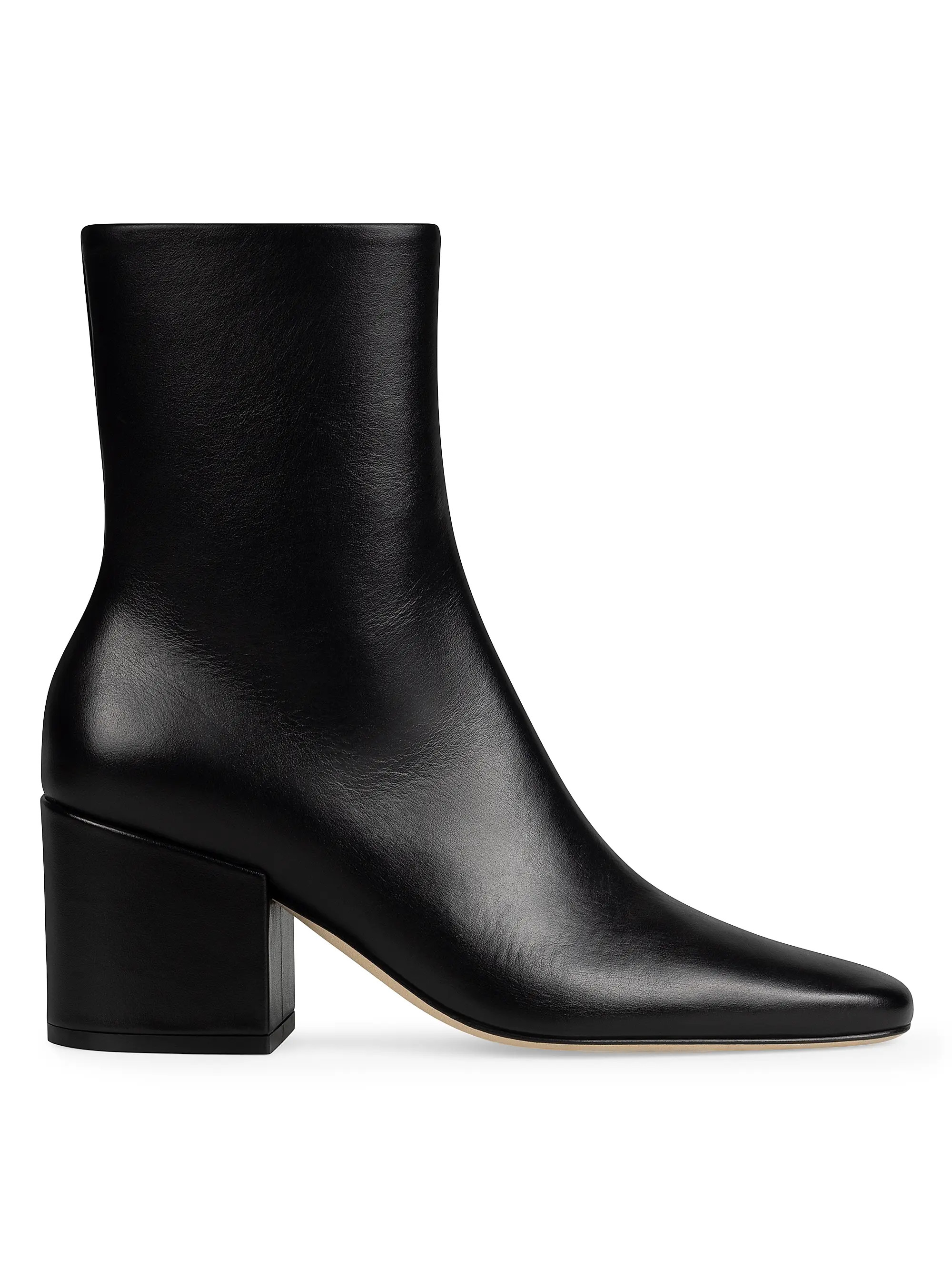 Alma 70MM Leather Ankle Boots | Saks Fifth Avenue