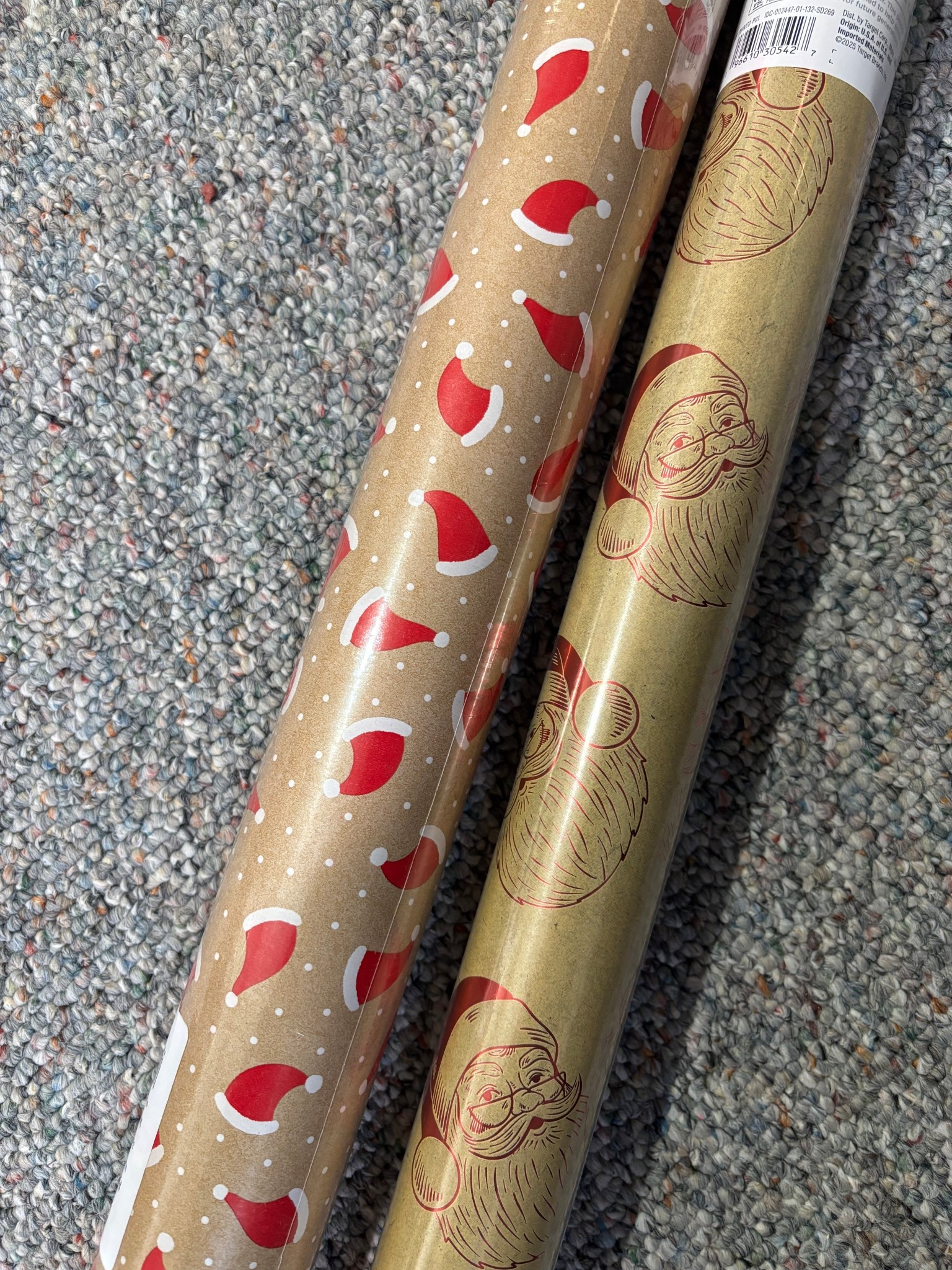 Wrapping paper Santa 🎅 ❤️
This wrapping paper is SO cute and love the traditional Santa and Santa hat. Ordered before  it sells out fast 

The Santa one I would say order 2 if you do because there’s not as much as the hats. But I could see these selling fast #LTKchristmas #target 

#LTKSeasonal #LTKHoliday