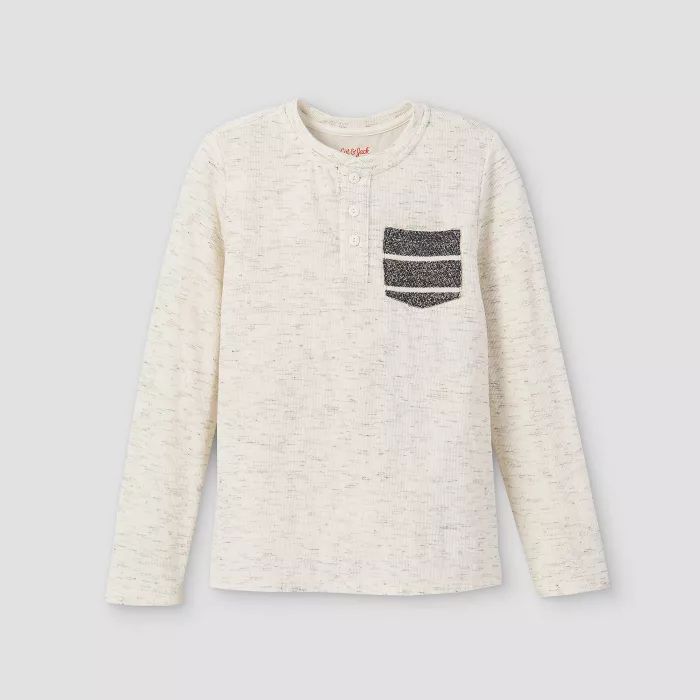 Boys' Double Knit Long Sleeve T-Shirt - Cat & Jack™ | Target