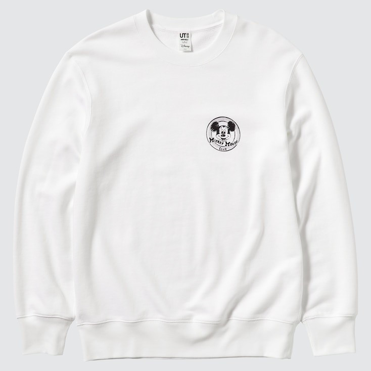 MONOCHROME MICKEY MOUSE ART BY JOSHUA VIDES LONG-SLEEVE SWEATSHIRT | UNIQLO (US)
