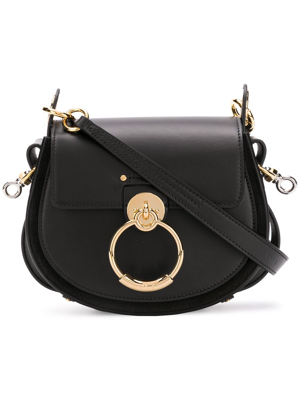 Chloé small Tess bag - Black | FarFetch Global