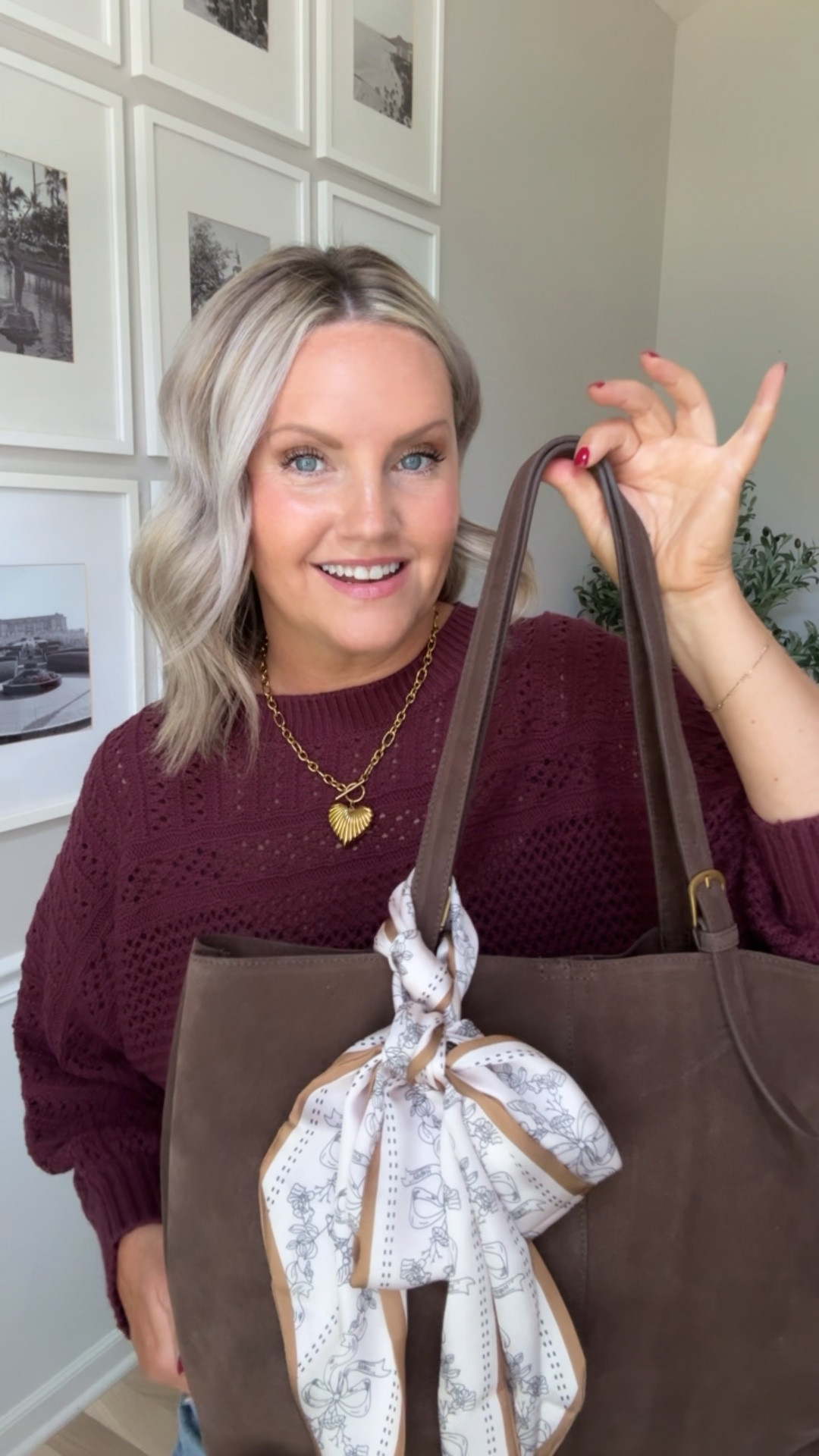 This tote from Target is made of genuine suede!! Only $50! The quality is amazing!
Color is perfect for fall!

#LTKSeasonal #LTKOver40
