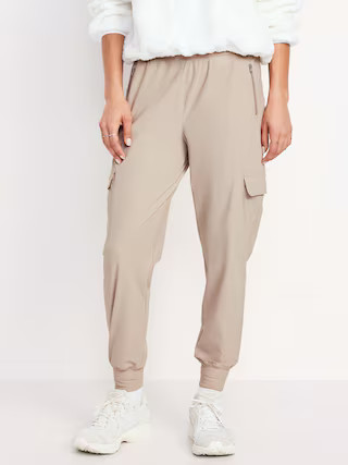 High-Waisted SleekTech Cargo Joggers | Old Navy (US)