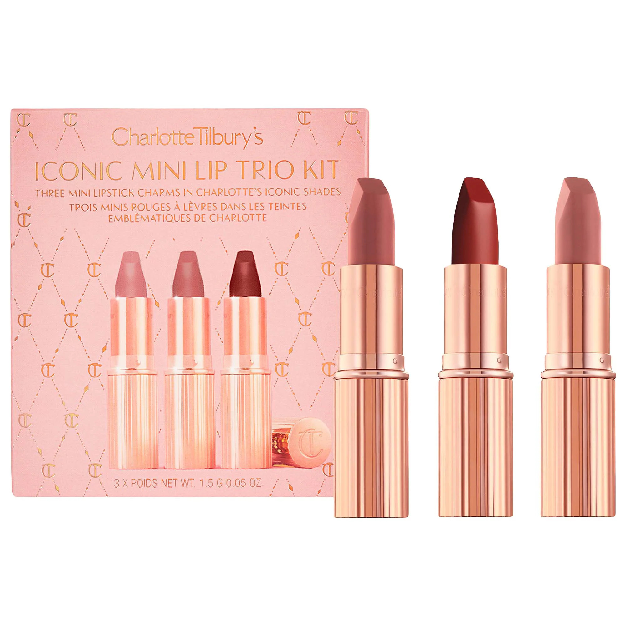 Charlotte Tilbury Mini Iconic Matte Revolution Lip Trio Set | Sephora (US)