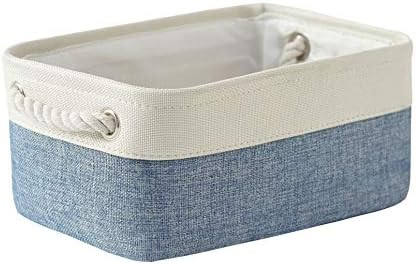 Small Storage Basket Shelf Basket Fabric Collapsible Organizer Bin Basket Storage Empty Gift Bask... | Amazon (US)