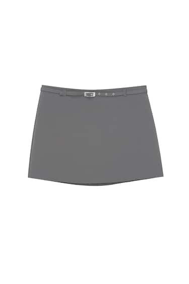 MINI SKIRT WITH SIDE SLIT | PULL and BEAR UK