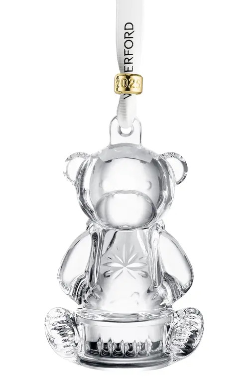 Waterford 2025 Baby's First Bear Crystal Ornament at Nordstrom | Nordstrom