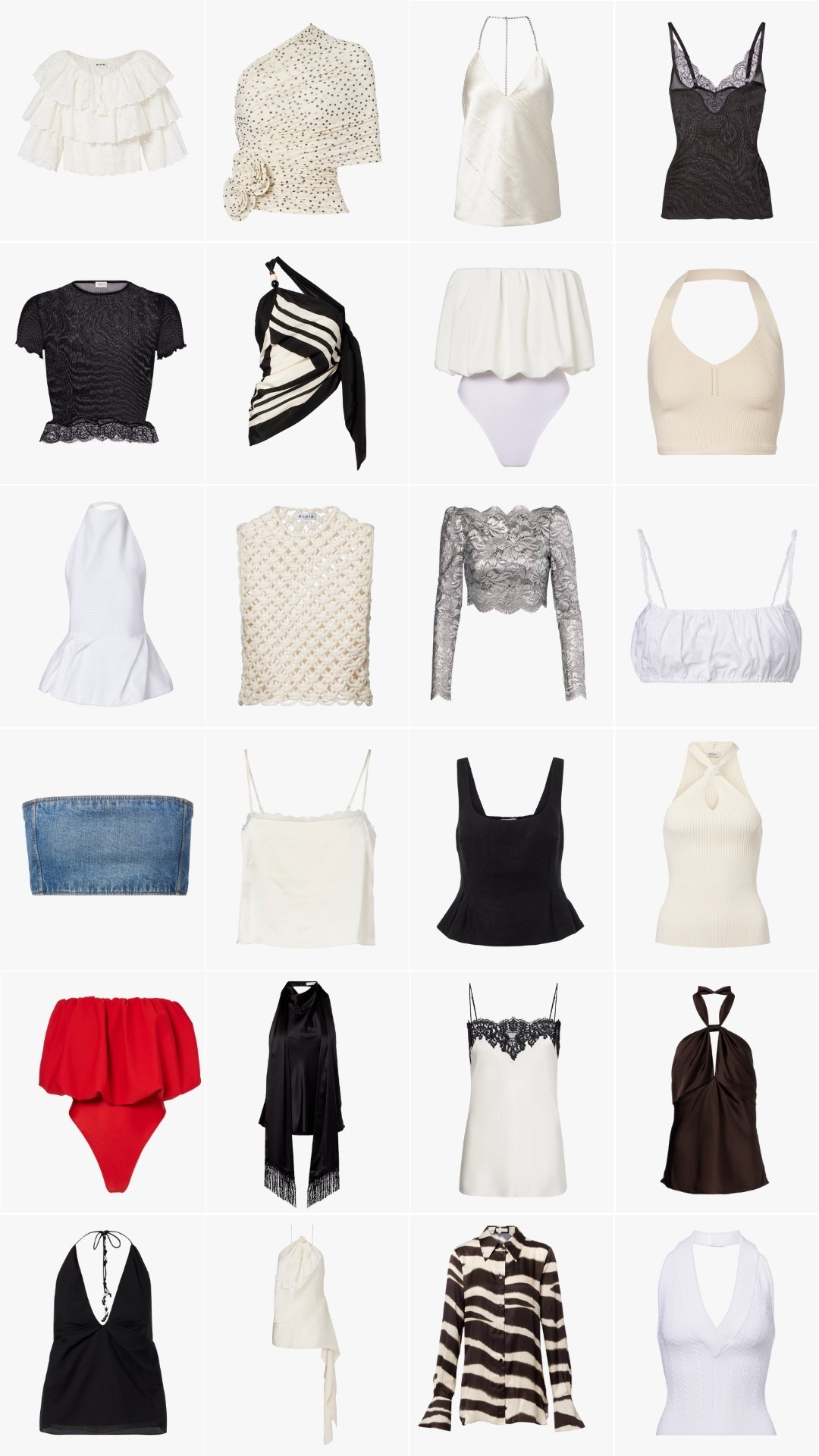 Going out tops