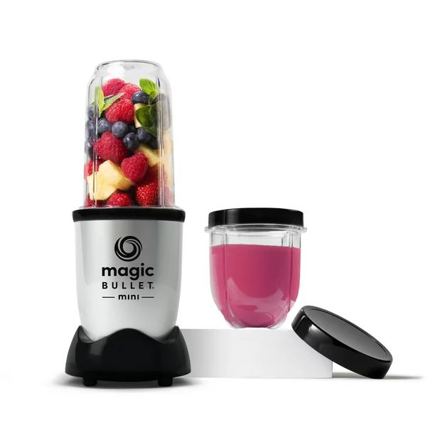 Magic Bullet® Mini Compact Personal Blender Silver / Black - Walmart.com | Walmart (US)