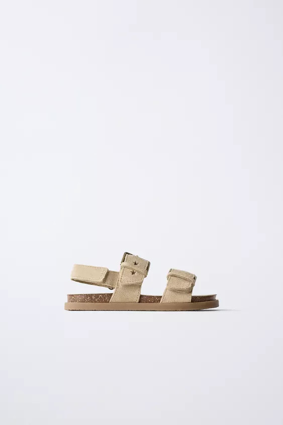 LEATHER STAR SANDALS | Zara UK
