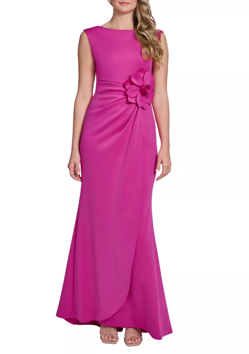 Women's Sleeveless Rose Waist Gown | Belk