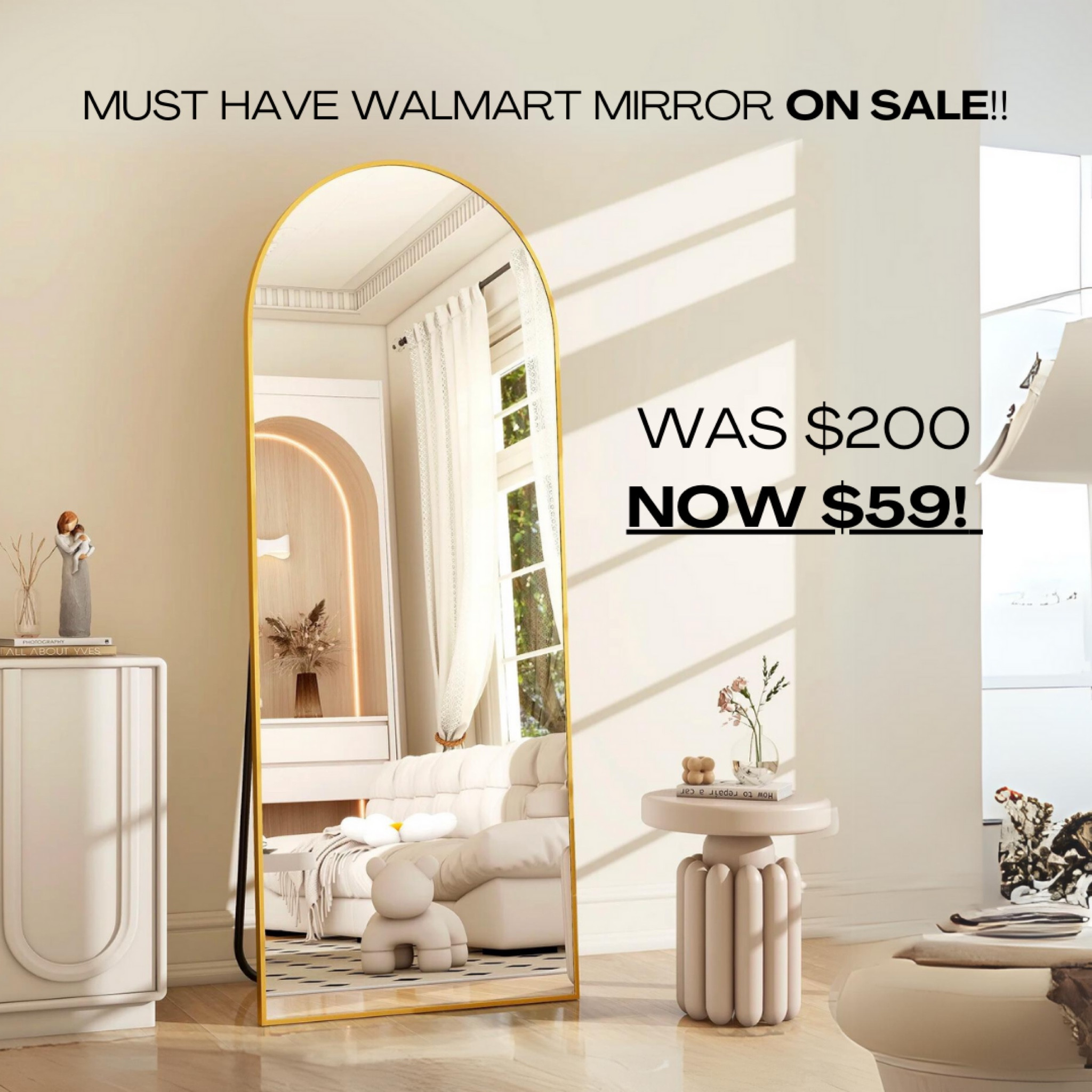 Literally can’t beat this price for a full body mirror ✨😍

#LTKhome #LTKfindsunder100 #LTKsalealert