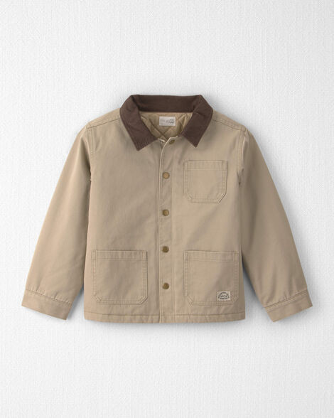 Kids Organic Cotton Twill Barn Jacket - Little Planet | Carter's | Carter's Inc