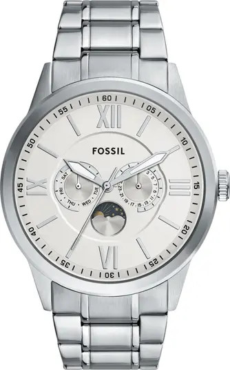Fossil Flynn Multifunction Bracelet Watch, 48mm | Nordstromrack | Nordstrom Rack