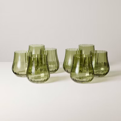 Set of 8 14oz Short Water Glasses - Hearth & Hand™ with Magnolia | Target