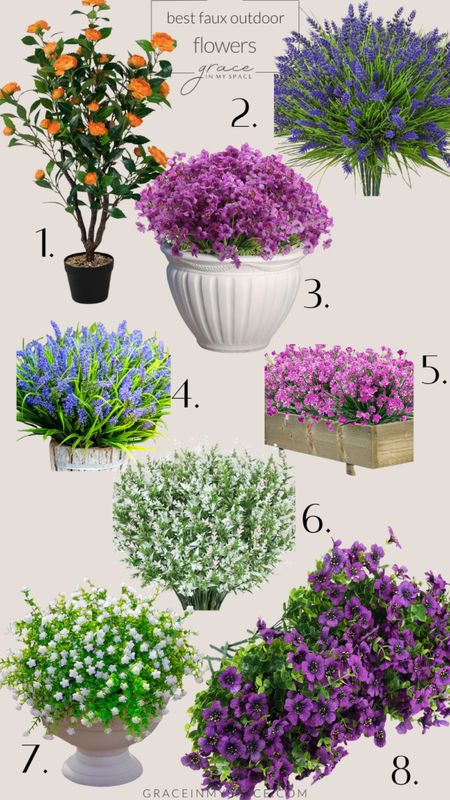 These outdoor artificial flowers will steal the show in window boxes and plant pots.  #amazonhome

#LTKHome #LTKFindsUnder100 #LTKFindsUnder50
