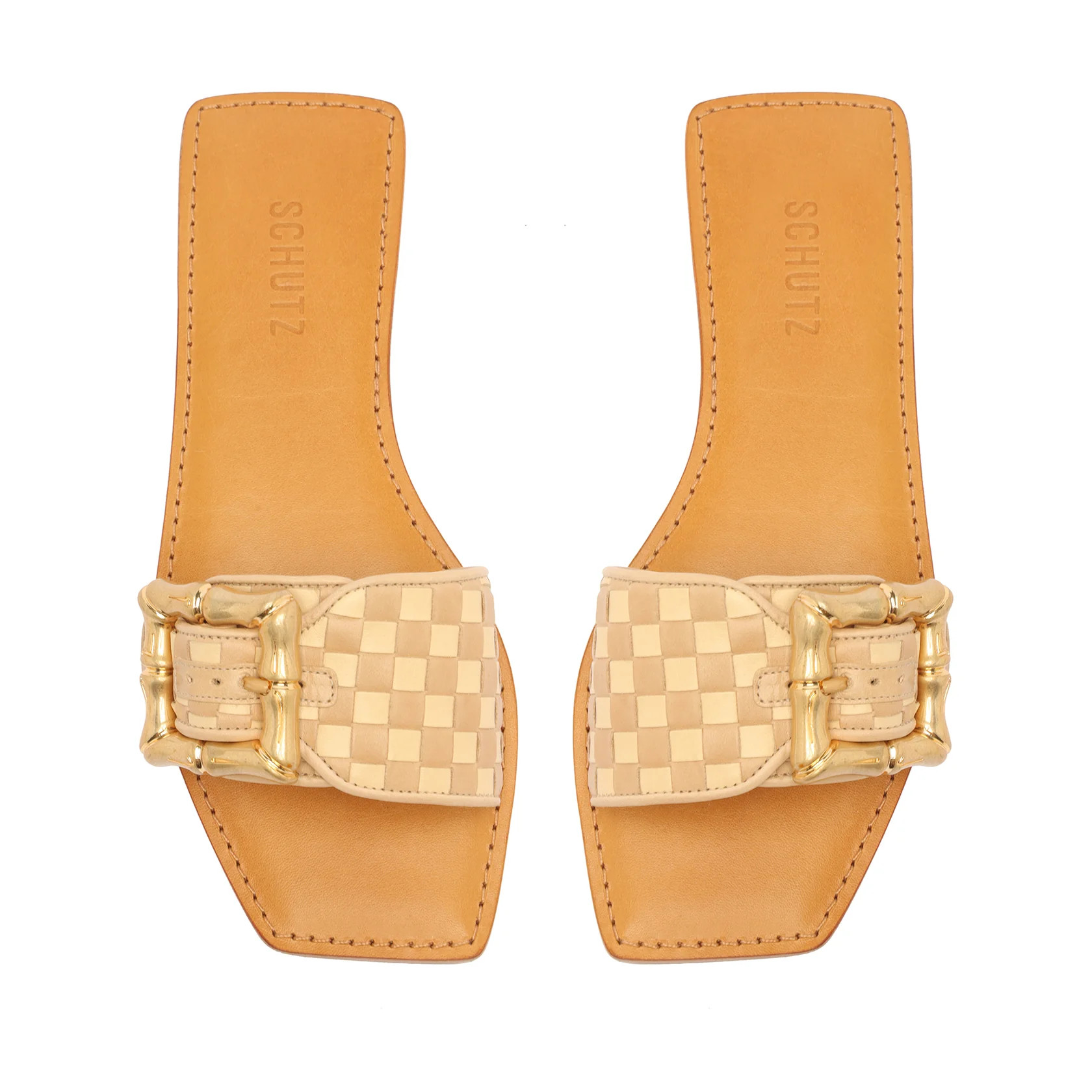 Enola Woven Leather Sandal | Schutz Shoes (US)
