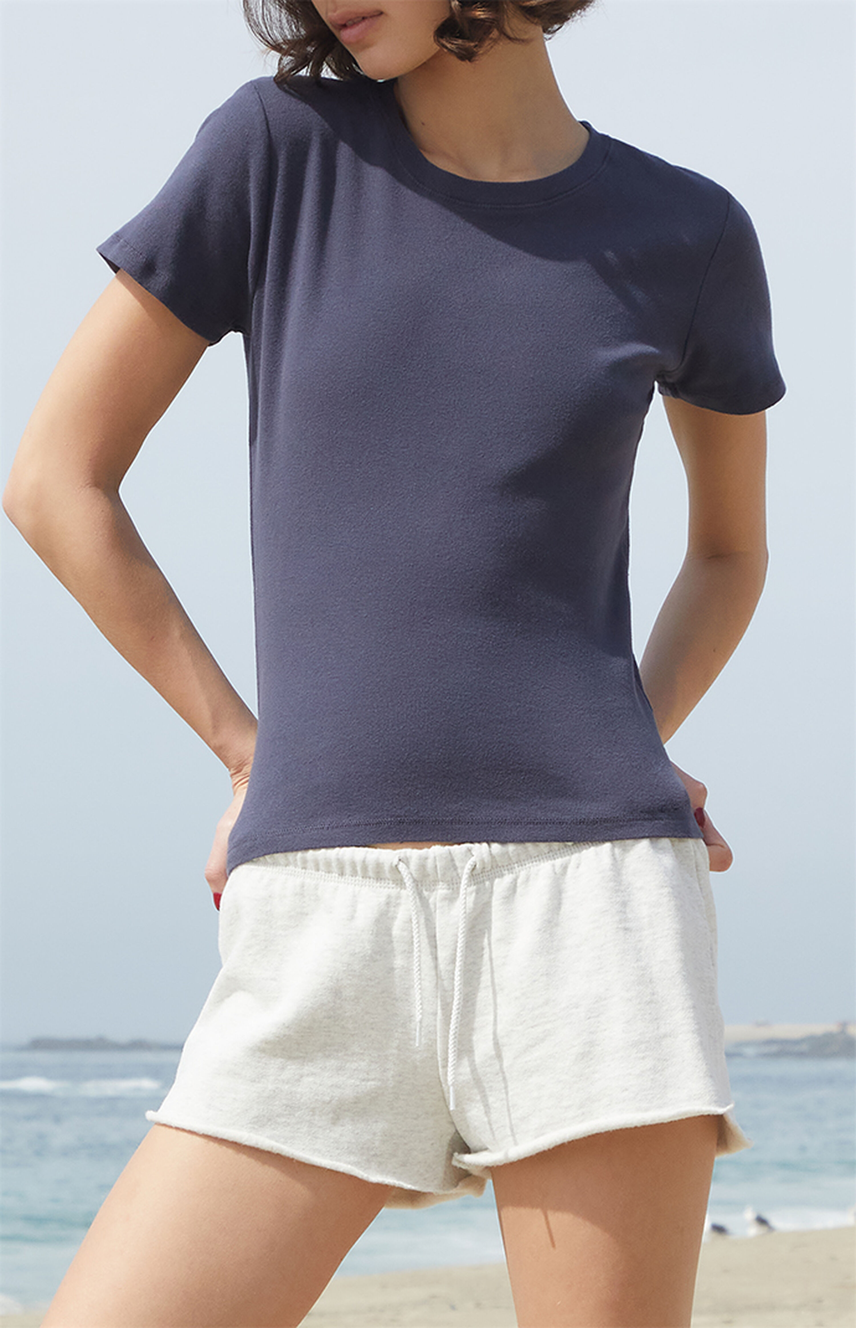John Galt Dark Blue Jasmine T-Shirt | PacSun
