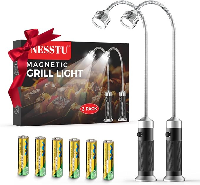 Grilling Gifts for Men: Grill Lights for Outdoor Grill with Magnetic Base, Smoker BBQ Light Acces... | Amazon (US)