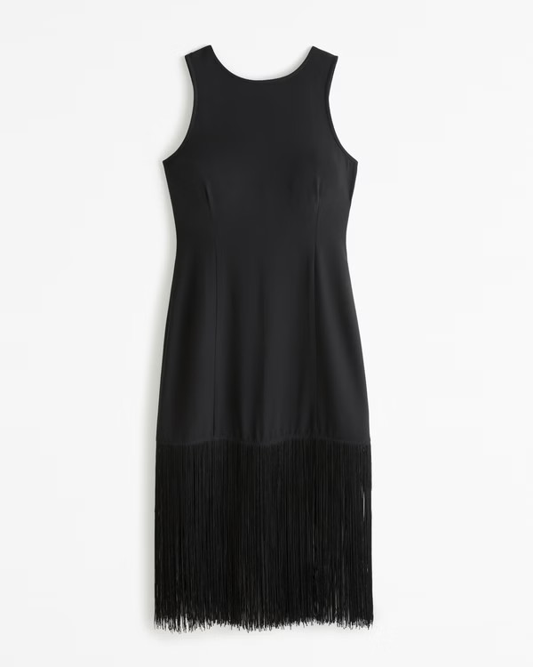 Fringe Mini Dress | Abercrombie & Fitch (US)