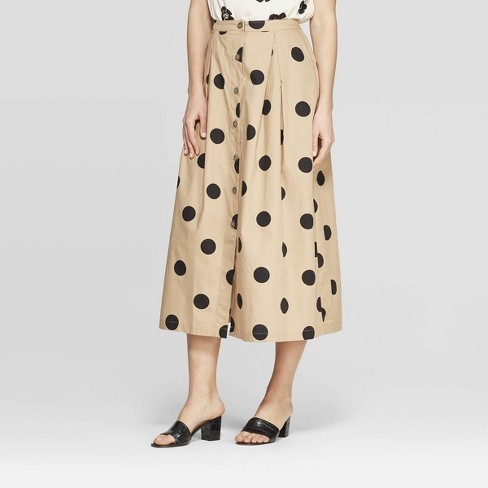 Women's Button Front Full Skirt - Who What Wear™ | Target