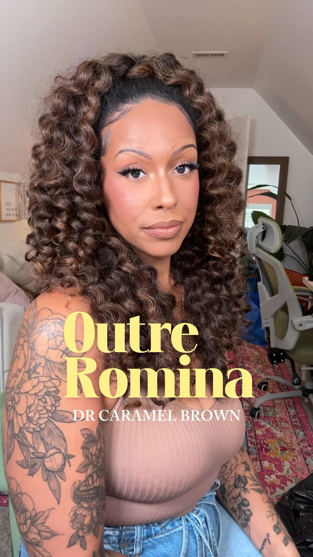 Outre Romina in color DR CARAMEL BROWN 😍🤎🍯✨

This is a fairly new synthetic half wig from Outre. This was a blind buy that worked out. Loving the curls, texture, and of course this color blend! You can watch the full review on my YouTube channel!

#LTKBeauty #LTKgrwm #LTKvlog
