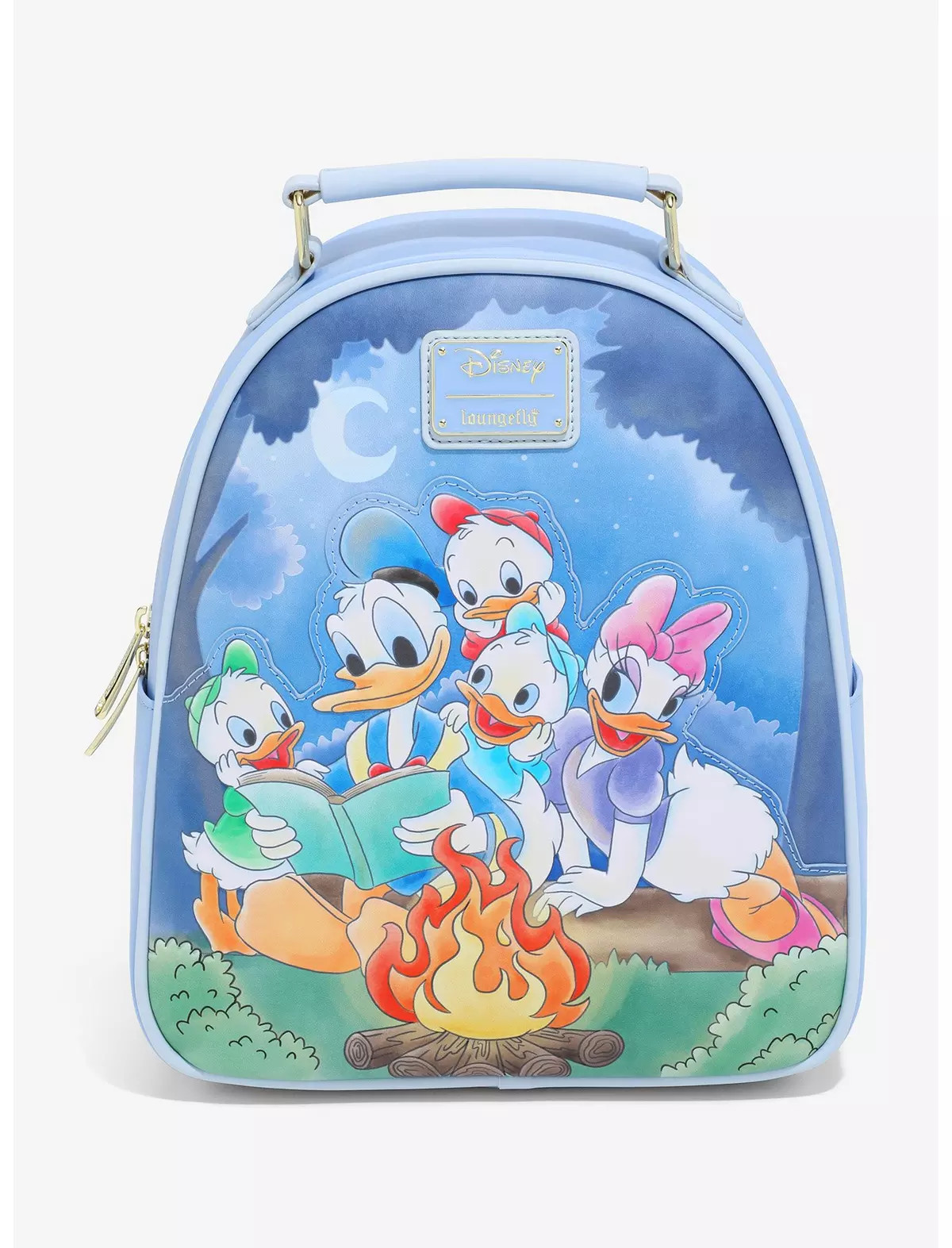 Loungefly Disney Donald Duck Group Campfire Mini Backpack - BoxLunch Exclusive | BoxLunch