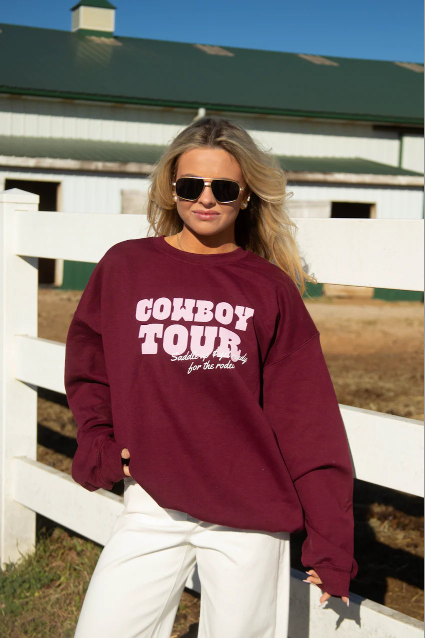 charlie southern: cowboy tour sweatshirt | RIFFRAFF