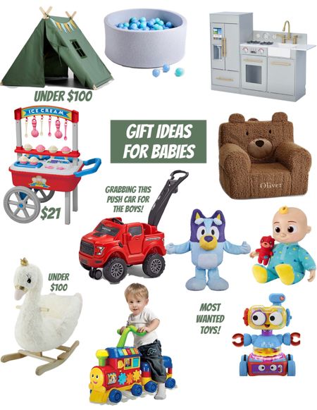 Gift ideas for babies! Gift guide for babies 

#LTKbaby #LTKunder100 #LTKsalealert