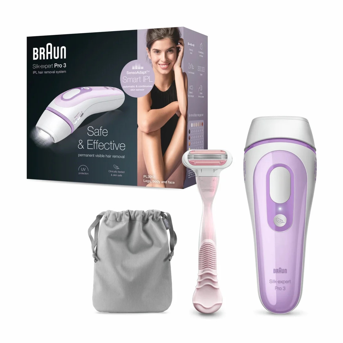 Braun Silk Expert Pro 3 PL3012 Latest Generation IPL for Women, Hair Removal | Walmart (US)