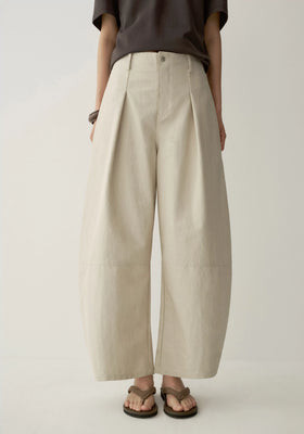 Coated Cropped Pants | INSIS
