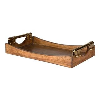 Ormond Brown Decorative Tray | The Home Depot