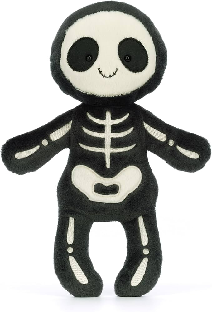 Jellycat Skeleton Bob Stuffed Toy, 13 inches | Spooky Halloween Plush | Classic Children's Gift | Amazon (US)