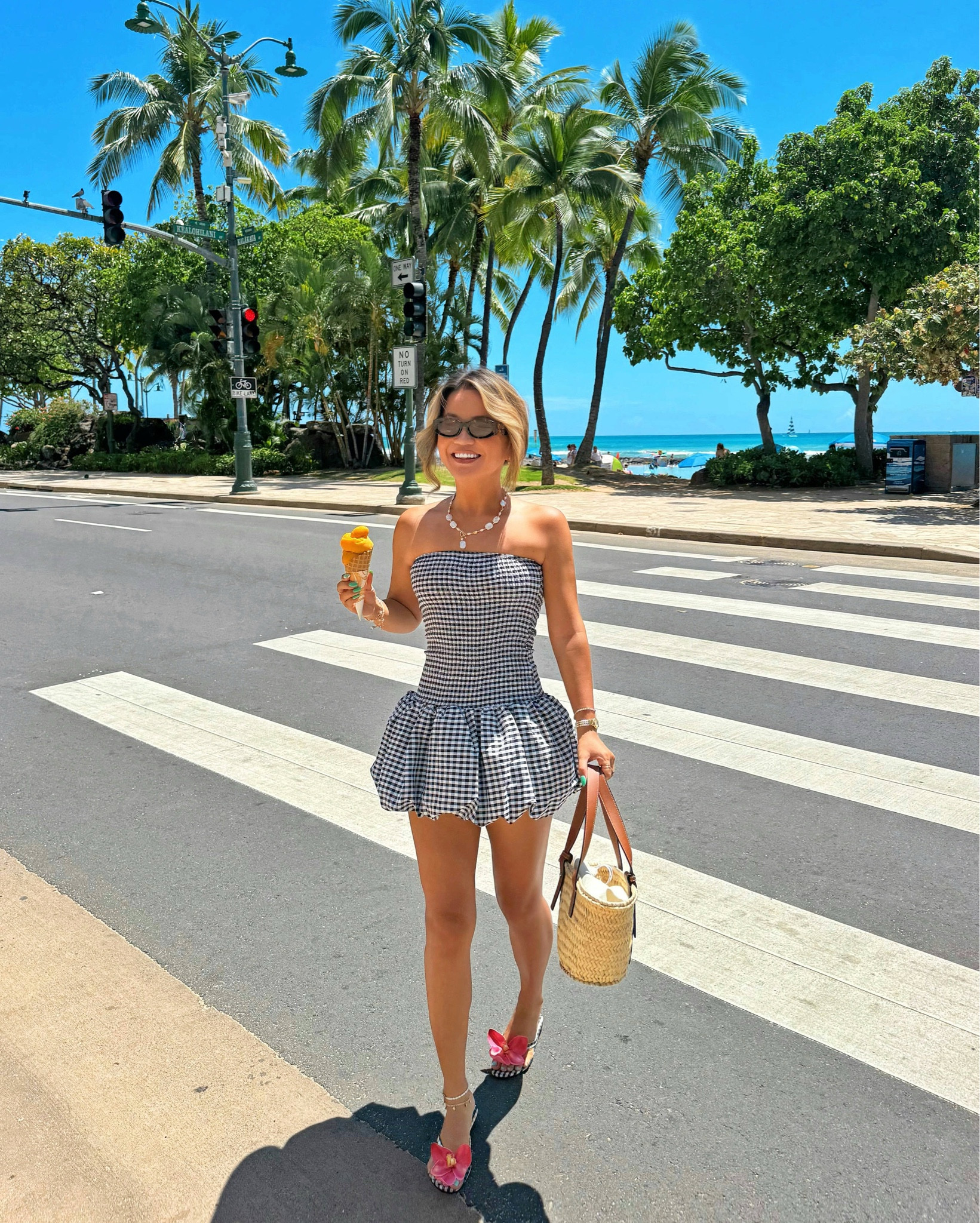 Gingham Dress for the summer