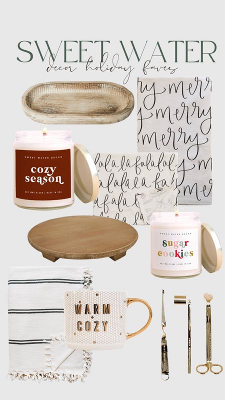 Some favorite holiday finds from sweet water decor. Take 30% off today only with code VIPACCESS - would make great gifts for friends, co-workers, teachers, etc! 

#LTKGiftGuide #LTKhome #LTKHoliday