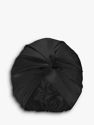Slip® Pure Silk Turban, Black | John Lewis (UK)