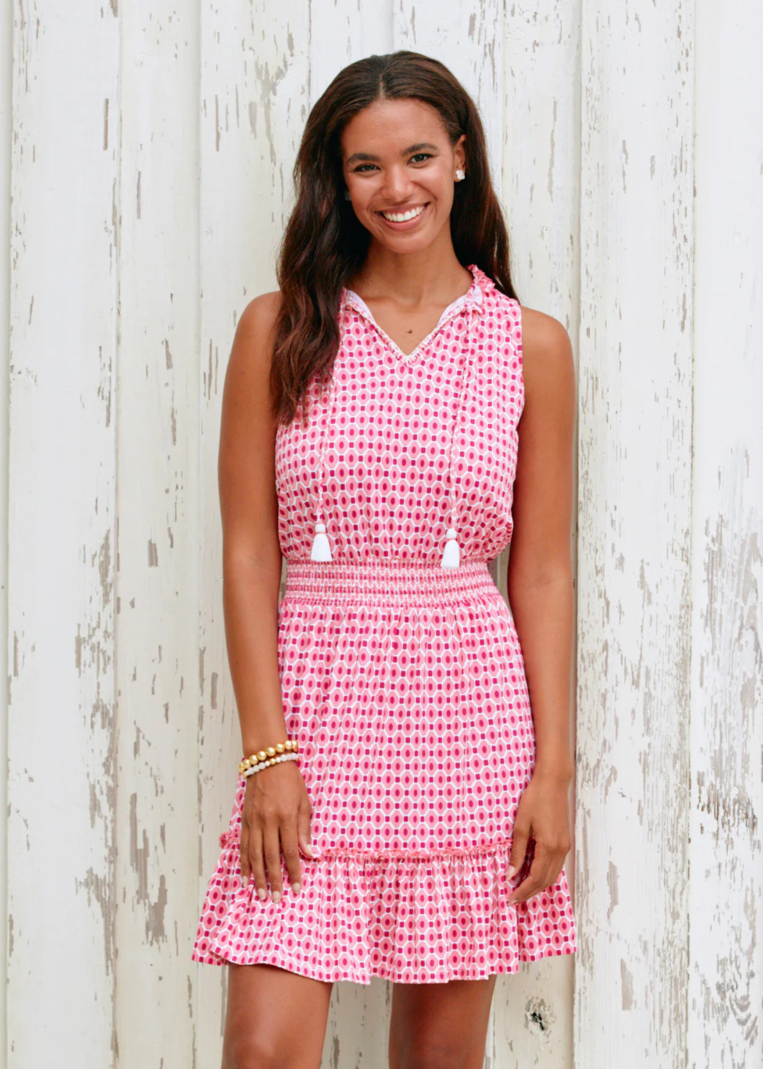 Coral Gables Sleeveless Ruffle Dress | Cabana Life