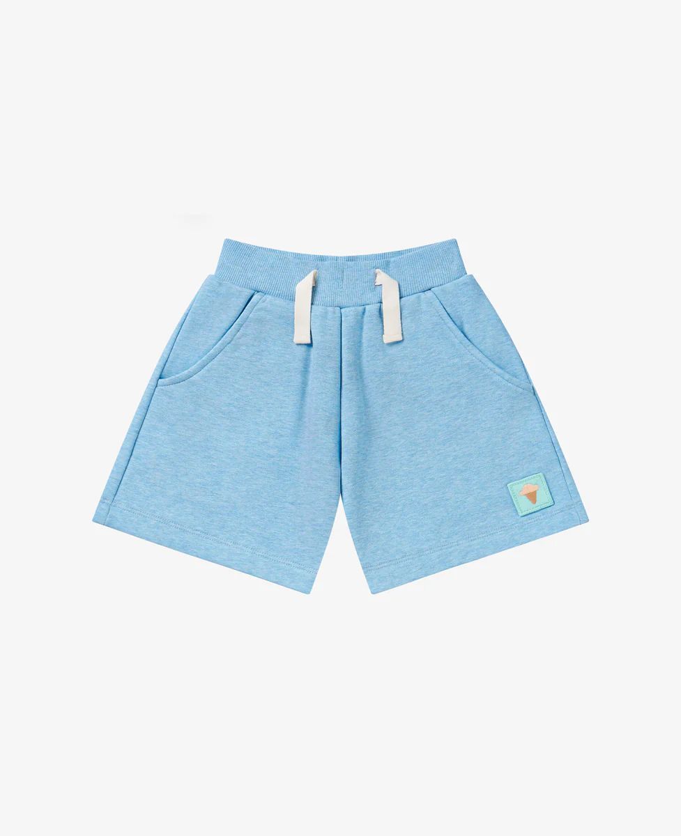 French Terry Shorts - Dusk Blue | Petite Revery