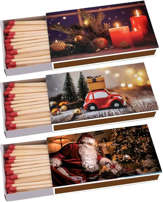 Kaminhölzer Winter Village Kaminstreichholz Zigarrenhölzer Pfeifenhölzer 100mm Streichhölzer ... | Amazon (DE)