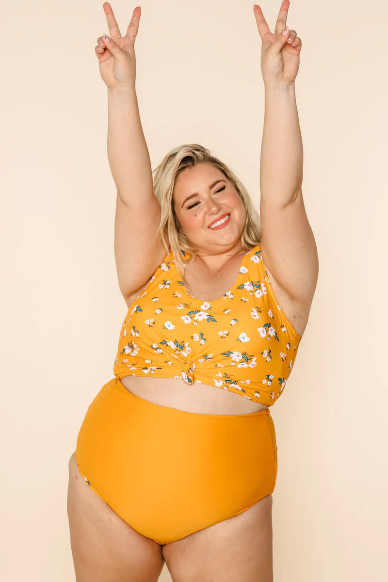 Traveler Top | Mango Floral | Coral Reef Swim