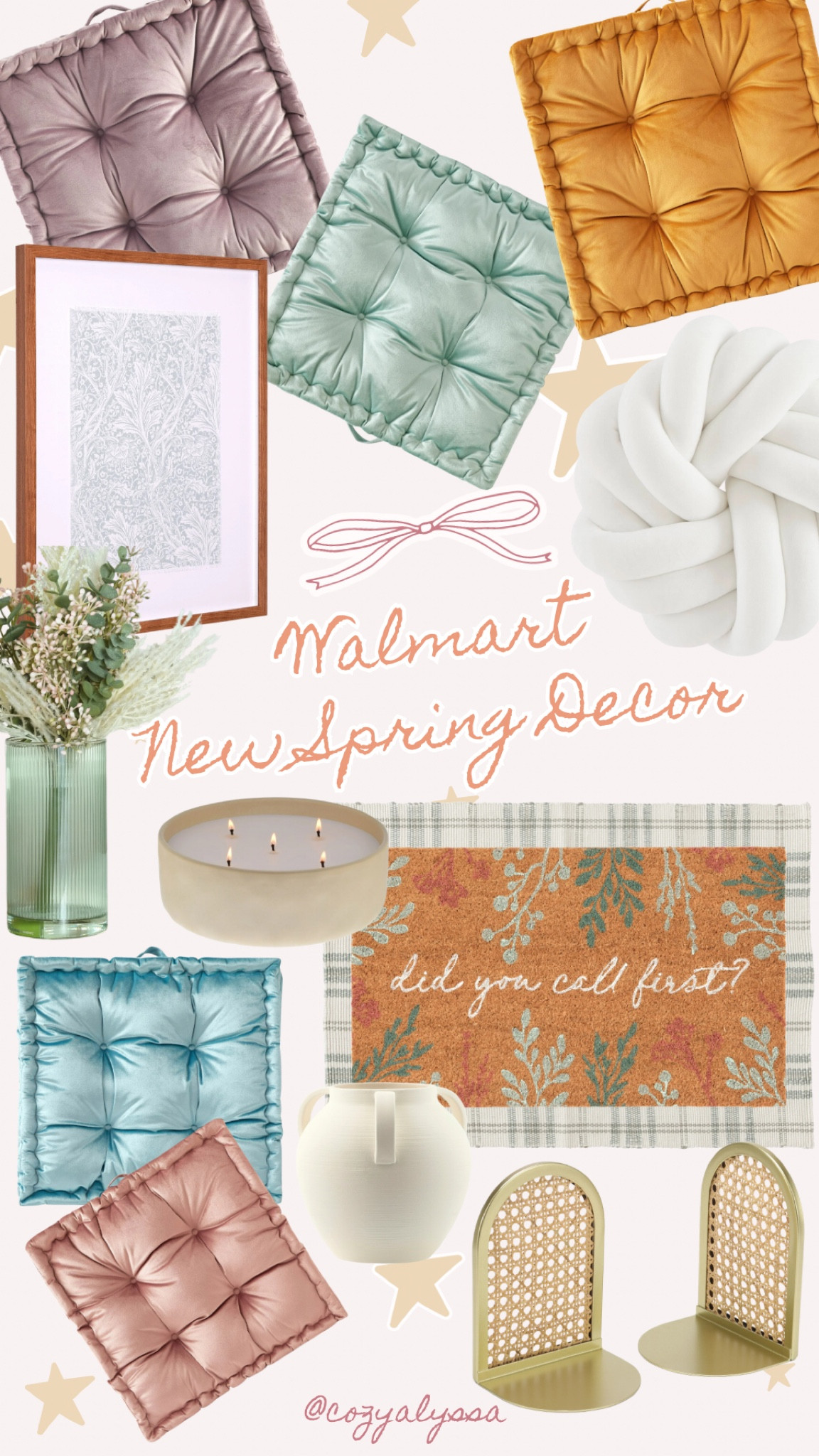 Walmart new home decor, spring home decor, decor on a budget, colorful decor 

#LTKHome #LTKFindsUnder50