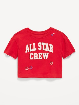 Boxy Short-Sleeve Graphic T-Shirt for Toddler Girls | Old Navy (US)