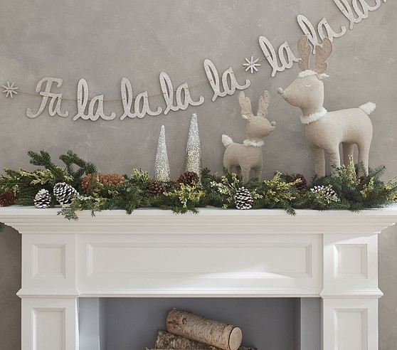 Fa La La Glitter Garland | Pottery Barn Kids