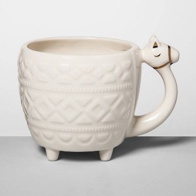 14oz Stoneware Camel Mug Cream - Opalhouse™ | Target